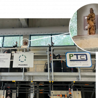 Heilige Barbara als Schutzpatronin auf Anlage